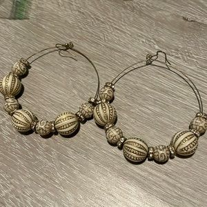 Stone inspired earrings #44